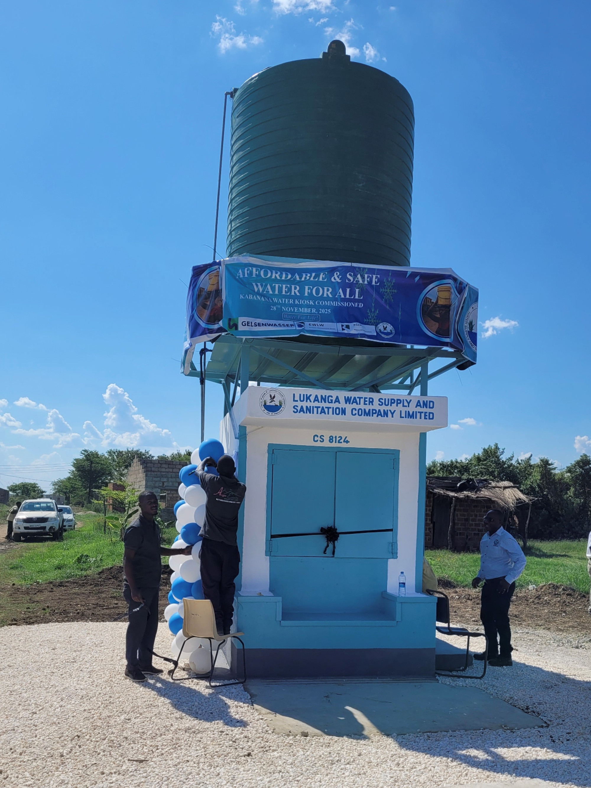 Wasserkiosk in Sambia  © Eberhard Holtmeier/EGLV 