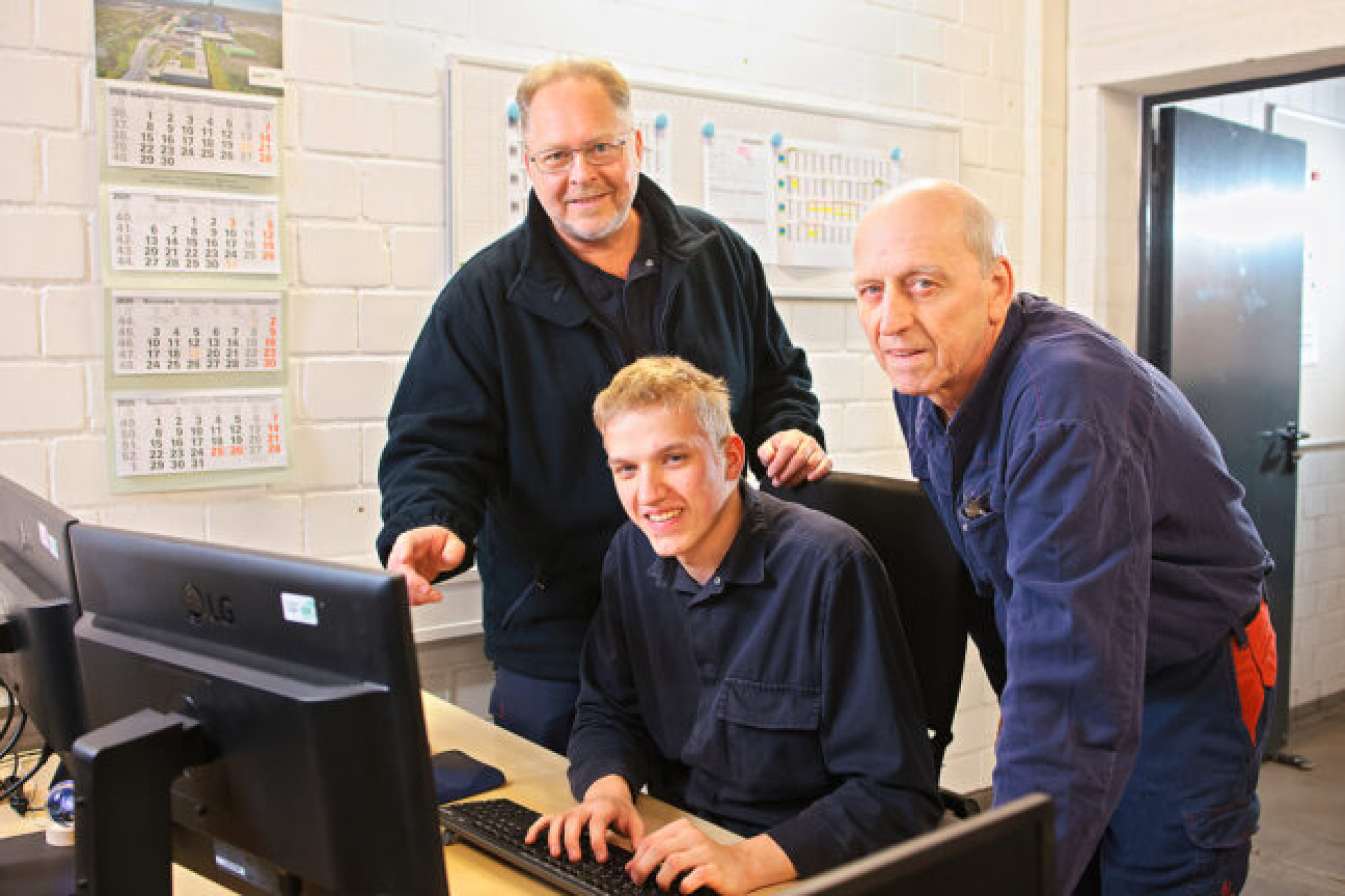 V.l.: Guido Albrecht, Luke Schmidt, Michael Stahlhut